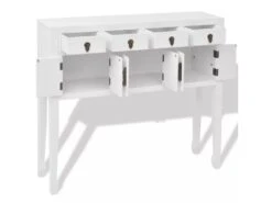 Buffet Bahut Armoire Console Meuble De Rangement En Style Chinois En Bois Massif Blanc 4402004 -Deco.fr Soldes Boutique buffet 8934873