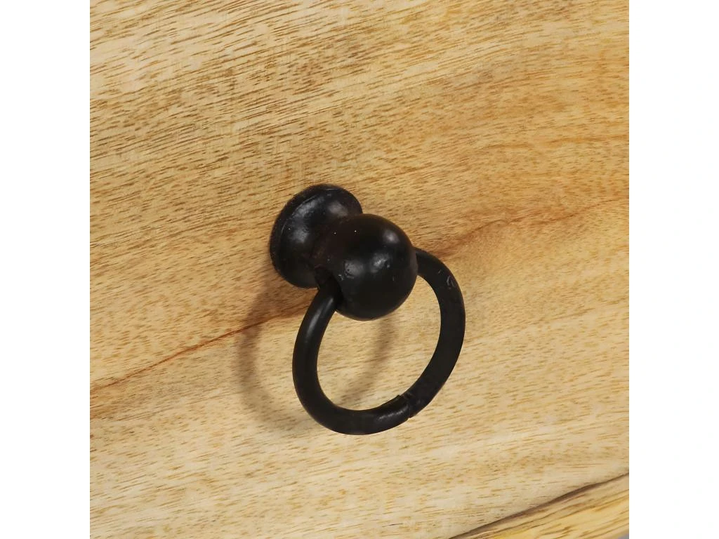 Buffet Bahut Armoire Console Meuble De Rangement Coffre à Tiroirs 75 Cm Bois Solide De Manguier 4402268 5 Buffet Bahut Armoire Console Meuble De Rangement Coffre à Tiroirs 75 Cm Bois Solide De Manguier 4402268 – Image 5