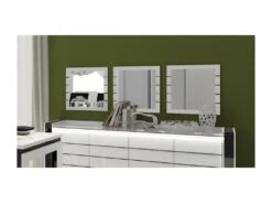 Buffet, Bahut, Enfilade LINA Avec LED + 3 X Miroirs. 4 Buffet, Bahut, Enfilade LINA Avec LED + 3 X Miroirs. -Deco.fr Soldes Boutique buffet 8941039