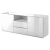 Buffet 180cm 2 Portes Et 2 Tiroirs Collection ZANTE. Coloris Blanc Brillant. LED Incluses 9 Buffet 180cm 2 Portes Et 2 Tiroirs Collection ZANTE. Coloris Blanc Brillant. LED Incluses -Deco.fr Soldes Boutique buffet 8941639