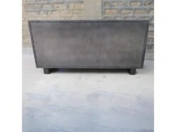 Buffet Métal Et Bois Jodhpur 4 Portes - Gris -Deco.fr Soldes Boutique buffet 9231367