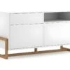 Buffet 1 Tiroir 2 Portes Oslo Blanc - Blanc -Deco.fr Soldes Boutique buffet 9231547