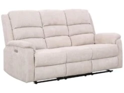 Canapé 3 Places Relax électrique En Tissu Beige Avec Tablette NEVERS 8 Canapé 3 Places Relax électrique En Tissu Beige Avec Tablette NEVERS -Deco.fr Soldes Boutique canape 10723907