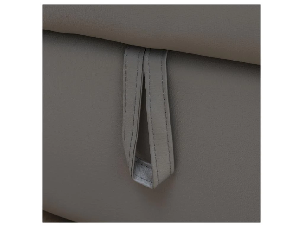 Canapé D'angle Convertible Simili CLARK 3 Places Taupe - HAPPY GARDEN 4 Canapé D'angle Convertible Simili CLARK 3 Places Taupe - HAPPY GARDEN – Image 4