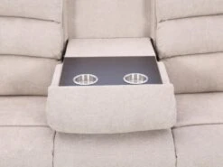 Canapé 3 Places Relax électrique En Tissu Beige Avec Tablette NEVERS 11 Canapé 3 Places Relax électrique En Tissu Beige Avec Tablette NEVERS -Deco.fr Soldes Boutique canape 10841413