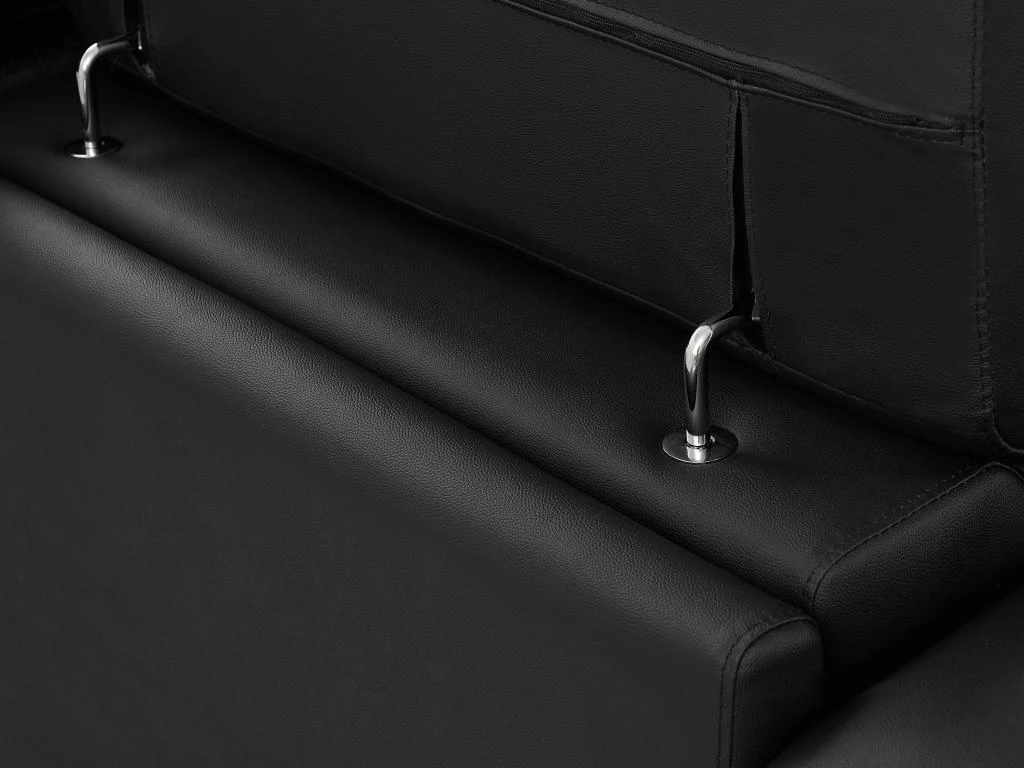 Canapé 3 Places Relax électrique En Cuir De Vachette Noir BREYT II 9 Canapé 3 Places Relax électrique En Cuir De Vachette Noir BREYT II – Image 9