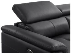 Canapé 3 Places Relax électrique En Cuir De Vachette Noir BREYT II 16 Canapé 3 Places Relax électrique En Cuir De Vachette Noir BREYT II -Deco.fr Soldes Boutique canape 10905291