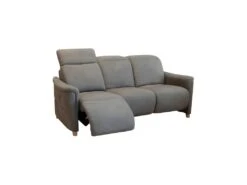 Canapé Relax électrique 3 Places Gris Taupe - ALBERTINE -Deco.fr Soldes Boutique canape 11121843