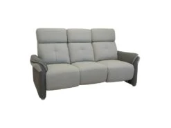 Canapé 3 Places Tissu Gris - AUSTRALIO