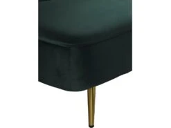 Canapé Clic Clac Velours "James" - 180 X 83 X 75 Cm - 3 Places - Vert Foncé. -Deco.fr Soldes Boutique canape 11176325