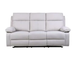 Canapé 3 Places Relax En Tissu Beige LANA 14 Canapé 3 Places Relax En Tissu Beige LANA -Deco.fr Soldes Boutique canape 11344981