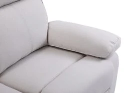 Canapé 3 Places Relax En Tissu Beige LANA 21 Canapé 3 Places Relax En Tissu Beige LANA -Deco.fr Soldes Boutique canape 11344991