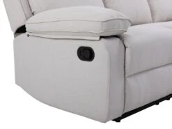 Canapé 3 Places Relax En Tissu Beige LANA 19 Canapé 3 Places Relax En Tissu Beige LANA -Deco.fr Soldes Boutique canape 11344997