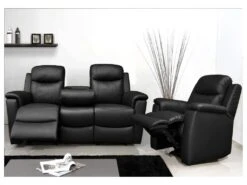 Canapé 2 Places Relax EVASION En Cuir - Gris Clair 29 Canapé 2 Places Relax EVASION En Cuir - Gris Clair -Deco.fr Soldes Boutique canape 11476 4