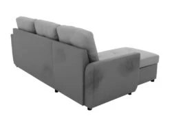 Canapé D'angle Convertible Réversible 5 Places FOLK - Tissu Malmo Anthracite - Coffre - L 222 X P 144 X H 89 Cm -Deco.fr Soldes Boutique canape 11511271