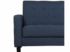 Canapé Convertible 3 Places En Tissu Bleu Foncé VEHKOO -Deco.fr Soldes Boutique canape 11655345