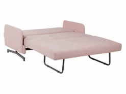 Canapé Convertible 2 Places En Tissu Rose BELFAST -Deco.fr Soldes Boutique canape 11919101