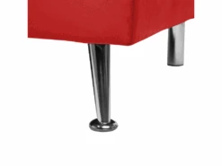 Canapé Convertible 3 Places En Tissu Rouge HASLE 18 Canapé Convertible 3 Places En Tissu Rouge HASLE -Deco.fr Soldes Boutique canape 11921925 1