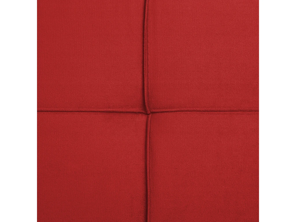 Canapé Convertible 3 Places En Tissu Rouge HASLE 10 Canapé Convertible 3 Places En Tissu Rouge HASLE – Image 10