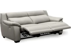 Canapé 3 Places Avec 2 Relax En 100% Tout Cuir épais Luxe Italien - 2 Relax électriques, Gris Clair. BERN 8 Canapé 3 Places Avec 2 Relax En 100% Tout Cuir épais Luxe Italien - 2 Relax électriques, Gris Clair. BERN -Deco.fr Soldes Boutique canape 12304939