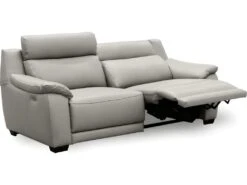 Canapé 3 Places Avec 2 Relax En 100% Tout Cuir épais Luxe Italien - 2 Relax électriques, Gris Clair. BERN 9 Canapé 3 Places Avec 2 Relax En 100% Tout Cuir épais Luxe Italien - 2 Relax électriques, Gris Clair. BERN -Deco.fr Soldes Boutique canape 12304941