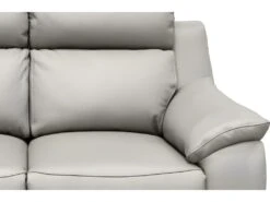 Canapé 3 Places Avec 2 Relax En 100% Tout Cuir épais Luxe Italien - 2 Relax électriques, Gris Clair. BERN 10 Canapé 3 Places Avec 2 Relax En 100% Tout Cuir épais Luxe Italien - 2 Relax électriques, Gris Clair. BERN -Deco.fr Soldes Boutique canape 12304943