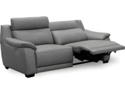 Canapé 3 Places Avec 2 Relax En 100% Tout Cuir épais Luxe Italien - 2 Relax électriques, Gris Foncé- BERN 10 Canapé 3 Places Avec 2 Relax En 100% Tout Cuir épais Luxe Italien - 2 Relax électriques, Gris Foncé- BERN -Deco.fr Soldes Boutique canape 12305277