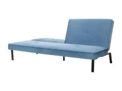 LYNN Banquette Clic Clac 3 Places - Tissu Bleu - L 190 X P 92 X H 87 Cm -Deco.fr Soldes Boutique canape 12305327