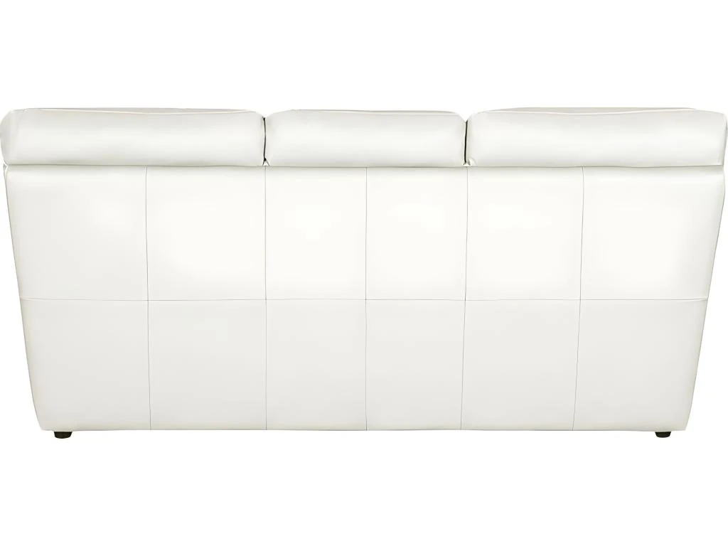 Canapé 3 Places En 100% Tout Cuir Italien Vachette OSATIS, Couleur Ivoire 3 Canapé 3 Places En 100% Tout Cuir Italien Vachette OSATIS, Couleur Ivoire – Image 3