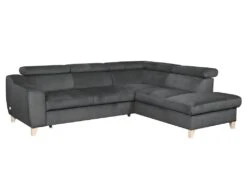Canapé D'angle Convertible En Tissu Luxe 5 Places, ASTERIA Gris Foncé, Angle Droit 8 Canapé D'angle Convertible En Tissu Luxe 5 Places, ASTERIA Gris Foncé, Angle Droit -Deco.fr Soldes Boutique canape 12331881