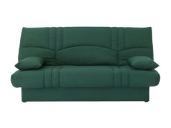Banquette Clic Clac 3 Places - Tissu Vert Foret - Style Contemporain - L 190 X P 92 Cm - DREAM