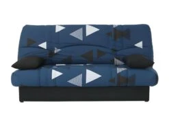 Banquette Clic Clac 3 Places - Tissu Bikini Bleu - Style Contemporain - L 190 X P 92 Cm - DREAM