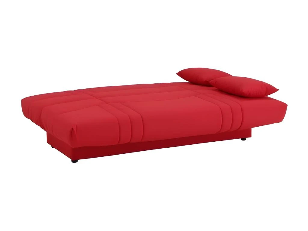 DREAM Banquette Clic Clac 3 Places - Tissu Rouge - Slyle Contemporain - L 190 X P 92 Cm 2 DREAM Banquette Clic Clac 3 Places - Tissu Rouge - Slyle Contemporain - L 190 X P 92 Cm – Image 2