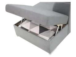 Canapé D'angle Convertible Panoramique 5 Places - Tissu Malmo Gris - DAYTONA -Deco.fr Soldes Boutique canape 12408691