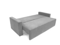 Canapé-lit CLOUD Gris Clair Convertible En Lit, Bahut. Système D'ouverture Coulissante.225x92x92cm. -Deco.fr Soldes Boutique canape 12435173