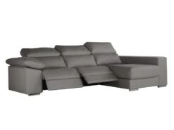 Canapé D'angle Droit Relax électrique Avec Têtières En Tissu Gris DIDIUS 8 Canapé D'angle Droit Relax électrique Avec Têtières En Tissu Gris DIDIUS -Deco.fr Soldes Boutique canape 12474797