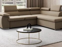 Canapé D'angle Convertible En Tissu Avec Coffre De Rangement FABIEN - Beige - Angle Droit 9 Canapé D'angle Convertible En Tissu Avec Coffre De Rangement FABIEN - Beige - Angle Droit -Deco.fr Soldes Boutique canape 12520271