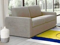 Canapé 3 Places Convertible Express En Tissu TOMAKA - Beige 15 Canapé 3 Places Convertible Express En Tissu TOMAKA - Beige -Deco.fr Soldes Boutique canape 12559011