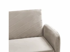 Canapé Convertible 3 Places En Velours Taupe SENJA 10 Canapé Convertible 3 Places En Velours Taupe SENJA -Deco.fr Soldes Boutique canape 12594565