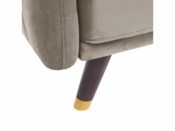 Canapé Convertible 3 Places En Velours Taupe SENJA 12 Canapé Convertible 3 Places En Velours Taupe SENJA -Deco.fr Soldes Boutique canape 12594569