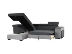 ARMSTRONG Canape Dangle Gauche Convertible + Coffre 5 Places - Tissu Gris Clair Et Gris Fonce -L 271 X P 220 X H 77 Cm 7 ARMSTRONG Canape Dangle Gauche Convertible + Coffre 5 Places - Tissu Gris Clair Et Gris Fonce -L 271 X P 220 X H 77 Cm -Deco.fr Soldes Boutique canape 12611757