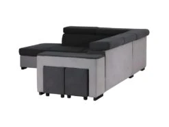 ARMSTRONG Canape Dangle Gauche Convertible + Coffre 5 Places - Tissu Gris Clair Et Gris Fonce -L 271 X P 220 X H 77 Cm 9 ARMSTRONG Canape Dangle Gauche Convertible + Coffre 5 Places - Tissu Gris Clair Et Gris Fonce -L 271 X P 220 X H 77 Cm -Deco.fr Soldes Boutique canape 12611761