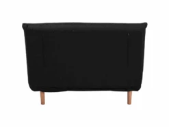 Banquette Convertible 1 Place En Tissu Noir SETTEN -Deco.fr Soldes Boutique canape 12665473 1