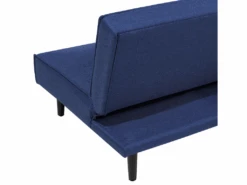 Canapé Convertible 3 Places En Tissu Bleu Marine VISBY 17 Canapé Convertible 3 Places En Tissu Bleu Marine VISBY -Deco.fr Soldes Boutique canape 12692579
