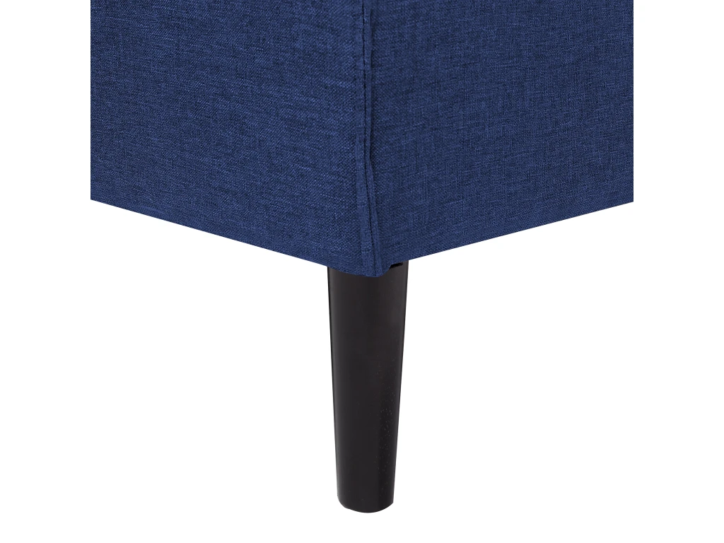 Canapé Convertible 3 Places En Tissu Bleu Marine VISBY 9 Canapé Convertible 3 Places En Tissu Bleu Marine VISBY – Image 9