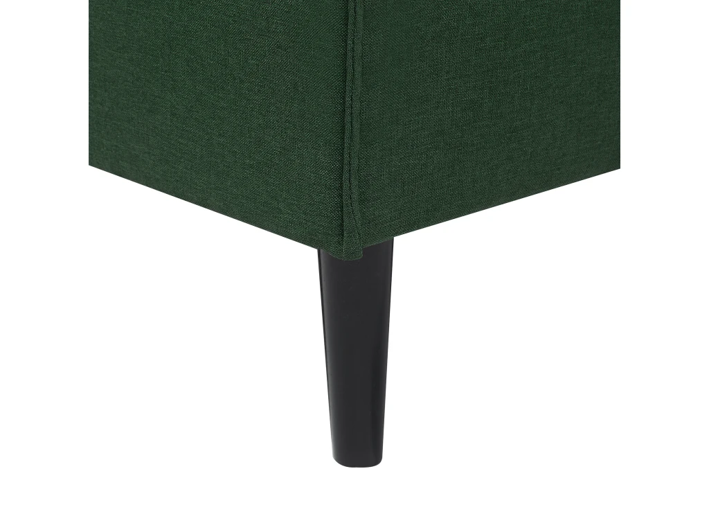 Canapé Convertible 3 Places En Tissu Vert Foncé VISBY 9 Canapé Convertible 3 Places En Tissu Vert Foncé VISBY – Image 9