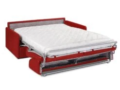 Canapé 4 Places Convertible Express En Tissu CALIFE - Rouge - Couchage 160 Cm - Matelas 18 Cm 11 Canapé 4 Places Convertible Express En Tissu CALIFE - Rouge - Couchage 160 Cm - Matelas 18 Cm -Deco.fr Soldes Boutique canape 13016905