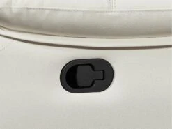 Canapé 2 Places Relax En Cuir Blanc VINETA -Deco.fr Soldes Boutique canape 13484473