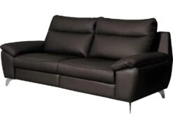 Canapé 3 Places Avec 2 Relax électriques En 100% Tout Cuir épais De Luxe Italien, PERINI, Chocolat -Deco.fr Soldes Boutique canape 13581087