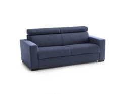 Canapé Daankou, Canapé 3 Places, 100% Made In Italy, Canapé De Salon à Ouverture Pivotante, Avec Appuis-tête Réglables Et Accoudoirs Standard, Cm 220x95h85, Bleu -Deco.fr Soldes Boutique canape 13592449